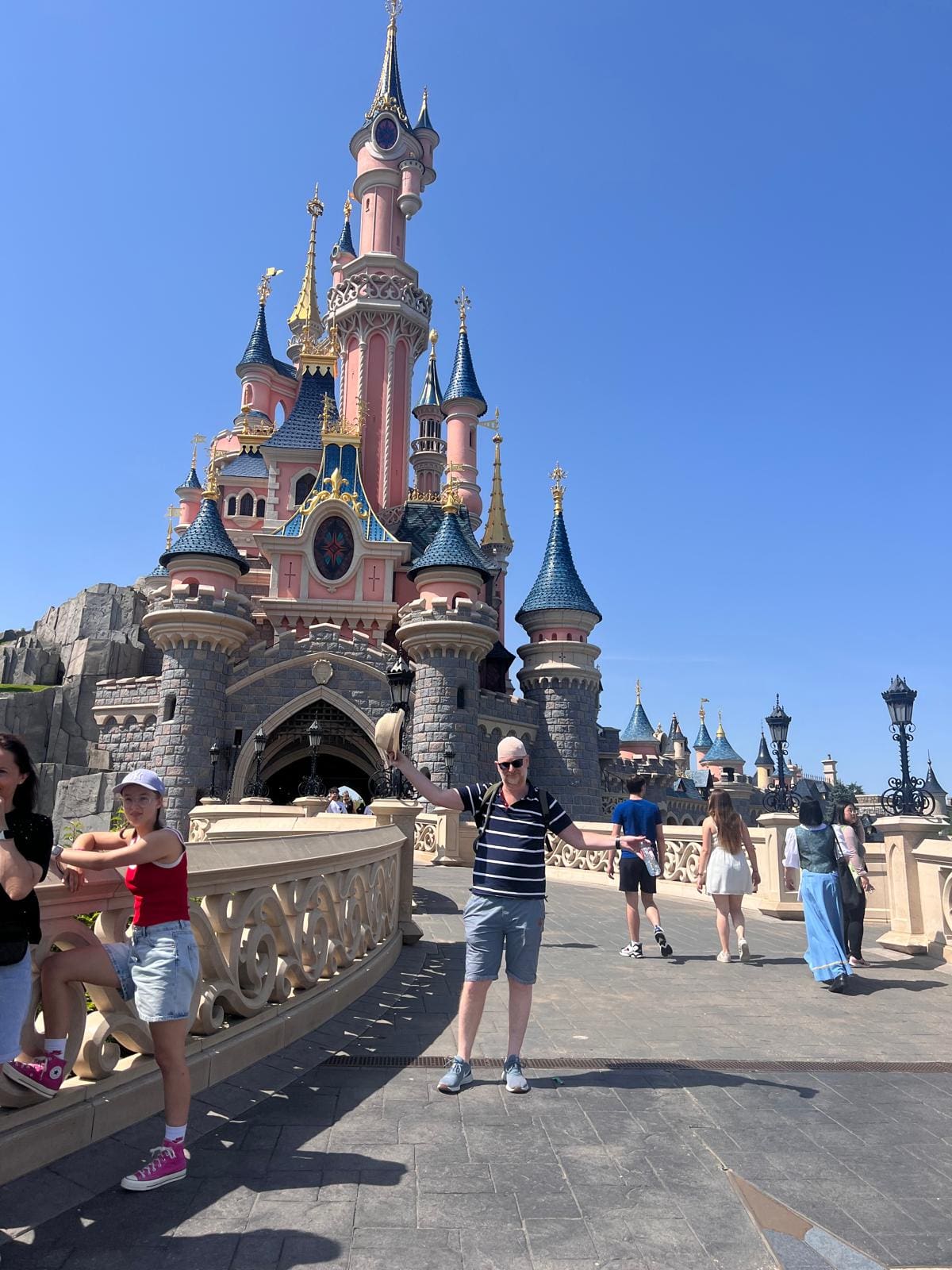 Oliver visiting Disneyland while using Optune